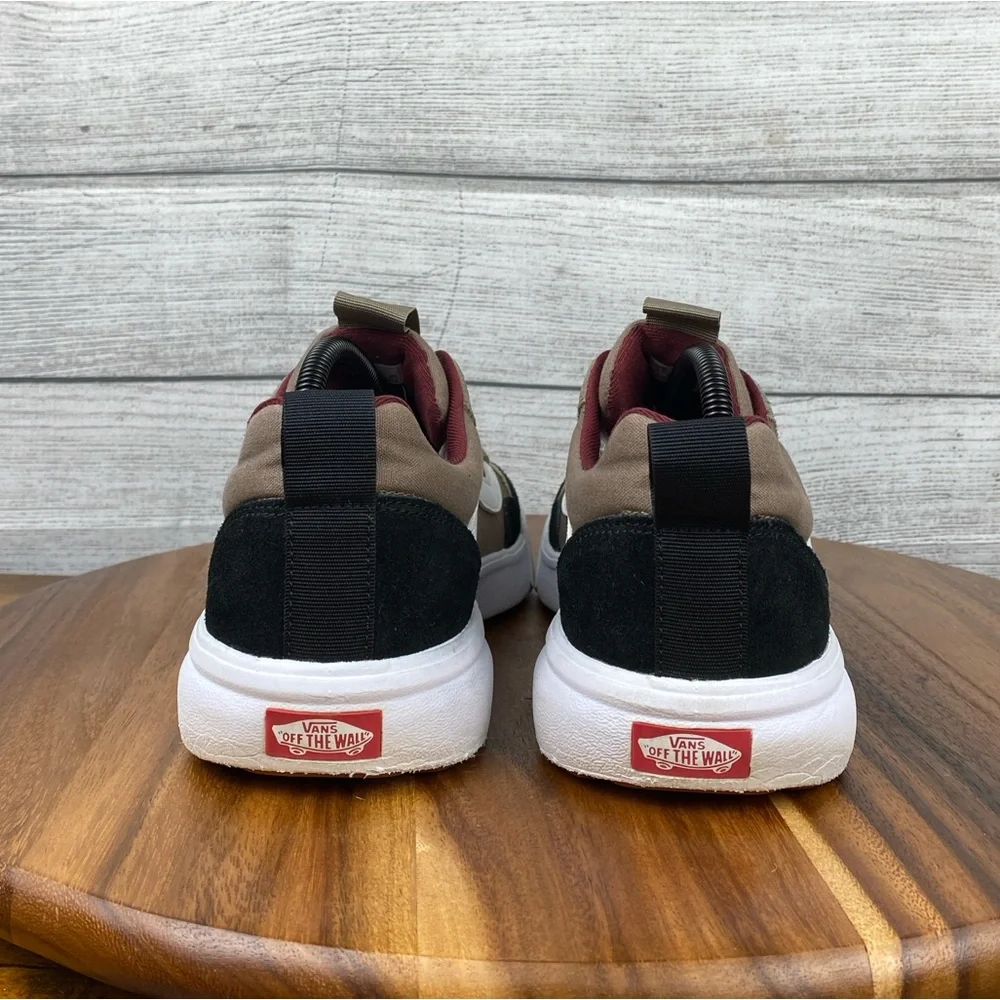 Vans Range EXP Walnut Brown Canvas Suede Shoes Men’s Sneaker Size 9.5